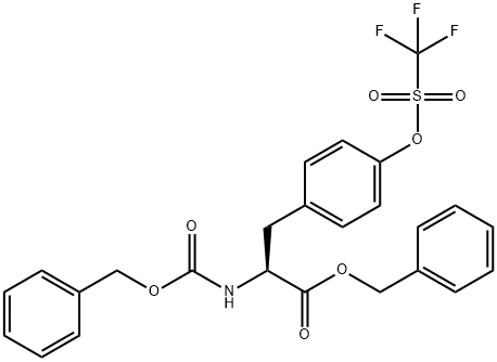 CBZ-L-TYROSINE BENZYL ESTER TRIFLATE 结构式