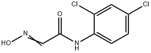 N1-(2,4-DICHLOROPHENYL)-2-HYDROXYIMINOACETAMIDE 结构式