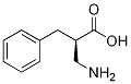 (R)-3-氨基-2-苄基丙酸 结构式