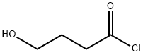 Butanoyl chloride, 4-hydroxy- 结构式