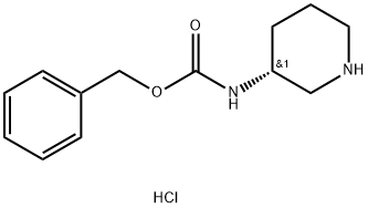 R-3-CBZ-AMINOPIPERIDINE-HCl 结构式