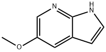 5-甲氧基-7-氮杂吲哚 结构式