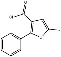 5-METHYL-2-PHENYL-3-FUROYL CHLORIDE 结构式