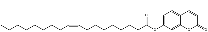 4-甲基伞形酮油酸酯 结构式
