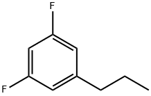 丙基-3,5-二氟苯 结构式