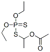 Phosphorodithioic acid O,O-diethyl S-(1-acetoxyethyl) ester 结构式