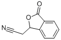 (3-OXO-1,3-DIHYDRO-ISOBENZOFURAN-1-YL)-ACETONITRILE 结构式