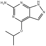 1H-Pyrazolo[3,4-d]pyrimidin-6-amine, 4-(1-methylethoxy)- 结构式