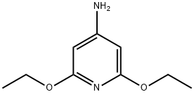 2,6-二乙氧基吡啶-4-胺 结构式