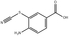 4-amino-3-thiocyanatobenzoic acid 结构式