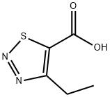 4-乙基-1,2- 3-噻二唑-5-羧酸 结构式