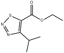 4-异丙基-1,2,3-噻二唑-5-甲酸乙酯 结构式
