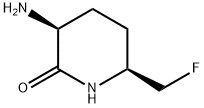 2-Piperidinone,3-amino-6-(fluoromethyl)-,(3S-cis)-(9CI) 结构式