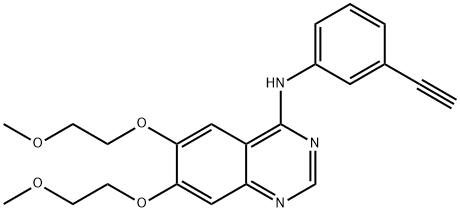 厄洛替尼 结构式