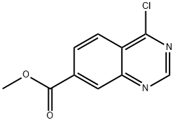4-氯-7-喹唑啉羧酸甲酯 结构式