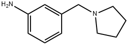 3-(吡咯啉-1-甲基)苯胺 结构式