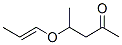 2-Pentanone, 4-(1-propenyloxy)- (9CI) 结构式