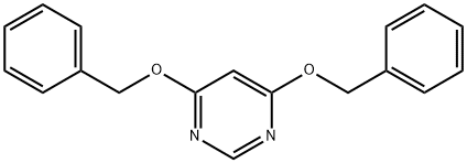 4,6-联苄氧基嘧啶 结构式