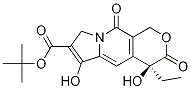 (S)-4-Ethyl-4,6-dihydroxy-3,10-dioxo-3,4,8,10-tetrahydro-1H-pyrano[3,4-f]indolizine-7-carboxylic acid tert-butyl ester 结构式