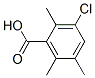 3-Chloro-2,5,6-trimethylbenzoic acid 结构式