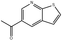 1-(噻吩并[2,3-B]吡啶-5-基)乙酮 结构式