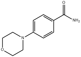 4-(吗啉代)苯甲酰胺 结构式