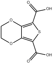 2,5-二羧酸-3,4-乙撑二氧噻吩 结构式