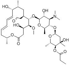 leucomycin A7 结构式