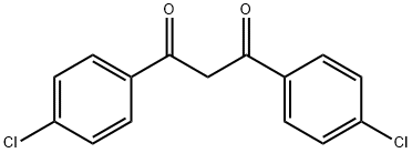 1,3-双(4-氯苯基)-1,3-丙二酮 结构式