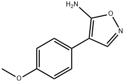 4-(4-甲氧基苯基)-1,2-噁唑-5-胺 结构式