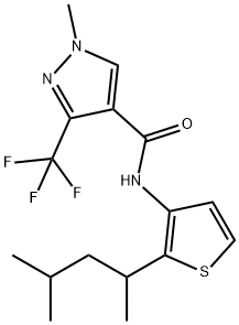 吡噻菌胺 结构式