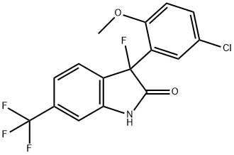 3-(5-Chloro-2-methoxyphenyl)-3-fluoro-6-(trifluoromethyl)indolin-2-one,Reagent