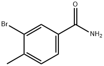 3-溴-4-甲基苯甲酰胺 结构式
