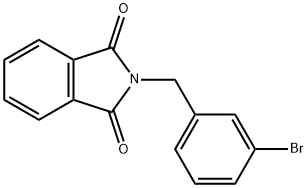 2-(3-Bromobenzyl)isoindoline-1,3-dione 结构式