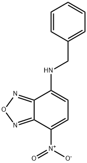 4-苄基氨基-7-硝基苯并氧杂恶二唑 结构式
