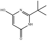 2-叔丁基-4,6-二羟基嘧啶 结构式