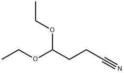 3-氰基丙醛二乙基缩醛 结构式