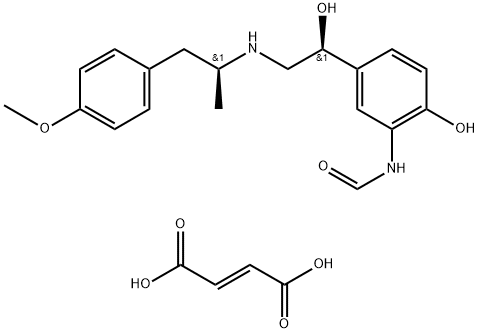 富马酸福莫特罗二水合物 结构式