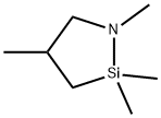 1,2,2,4-四甲基-1-氮-2-硅代环戊烷 结构式