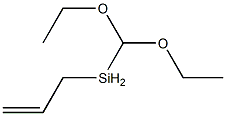 allyldiethoxymethylsilane  结构式