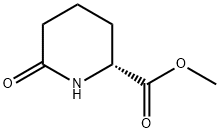 (2R)-6-氧代-2-哌啶羧酸甲酯 结构式