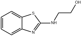 2-(2-苯并噻唑基氨基)乙醇 结构式