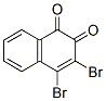 3,4-Dibromo-1,2-naphthoquinone 结构式