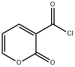 2H-Pyran-3-carbonyl chloride, 2-oxo- (8CI,9CI) 结构式