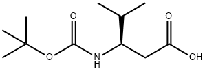 BOC-D-Β-亮氨酸 结构式