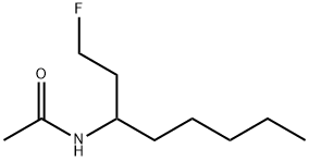 Acetamide,  N-[1-(2-fluoroethyl)hexyl]- 结构式