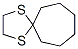 Cycloheptanone ethane-1,2-diyl dithioacetal 结构式