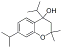 3,4-dihydro-4,7-diisopropyl-2,2-dimethyl-2H-1-benzopyran-4-ol 结构式