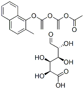Methyl Tri-O-acetyl-1-naphthol Glucuronate 结构式