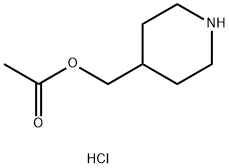 (哌啶-4-基)乙酸甲酯盐酸盐 结构式